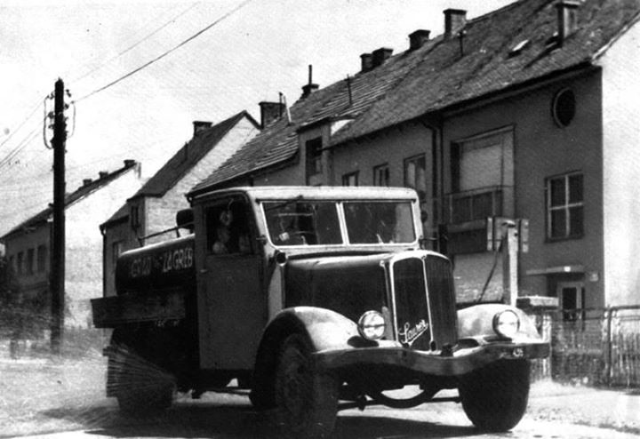 Kamion Zagrebačke čistoće 1950. godine